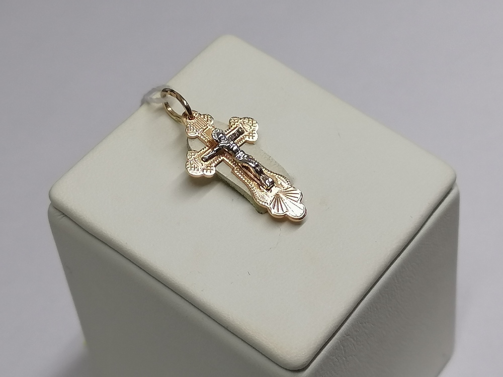ПОДВЕСКА КРЕСТ (Au 585)