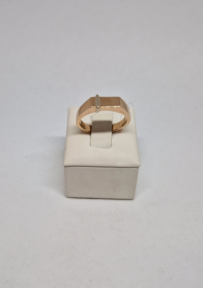 01-0048 КОЛЬЦО ПЕЧАТКА без камня (Au 585)