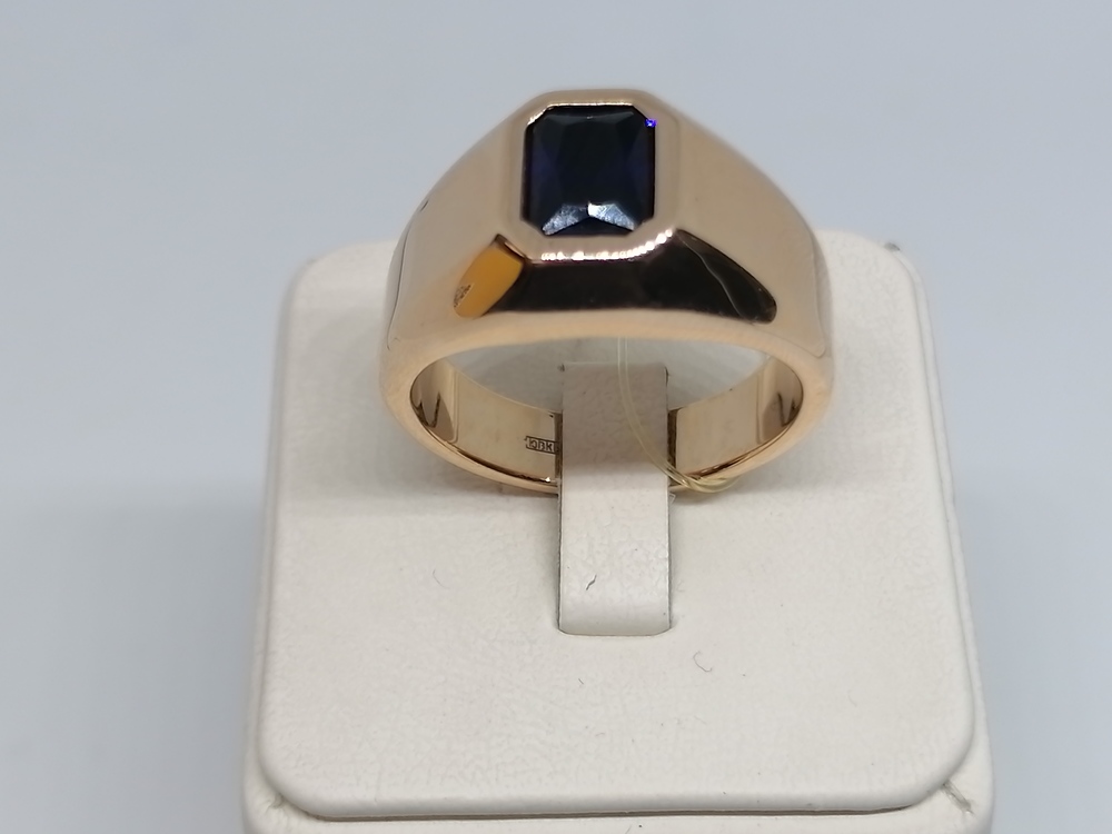 КОЛЬЦО ПЕЧАТКА с камнем (Au 585)