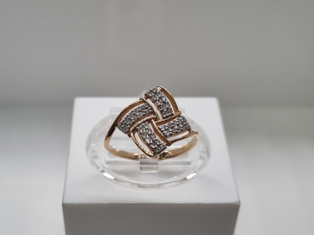 КОЛКМИ585 КОЛЬЦО С КАМНЯМИ (Au 585)