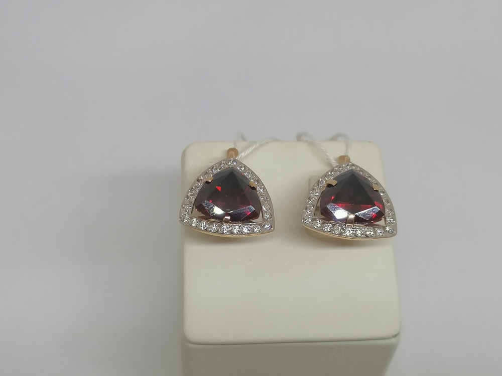 СЕРЬГИ С КАМНЯМИ (Au 585)