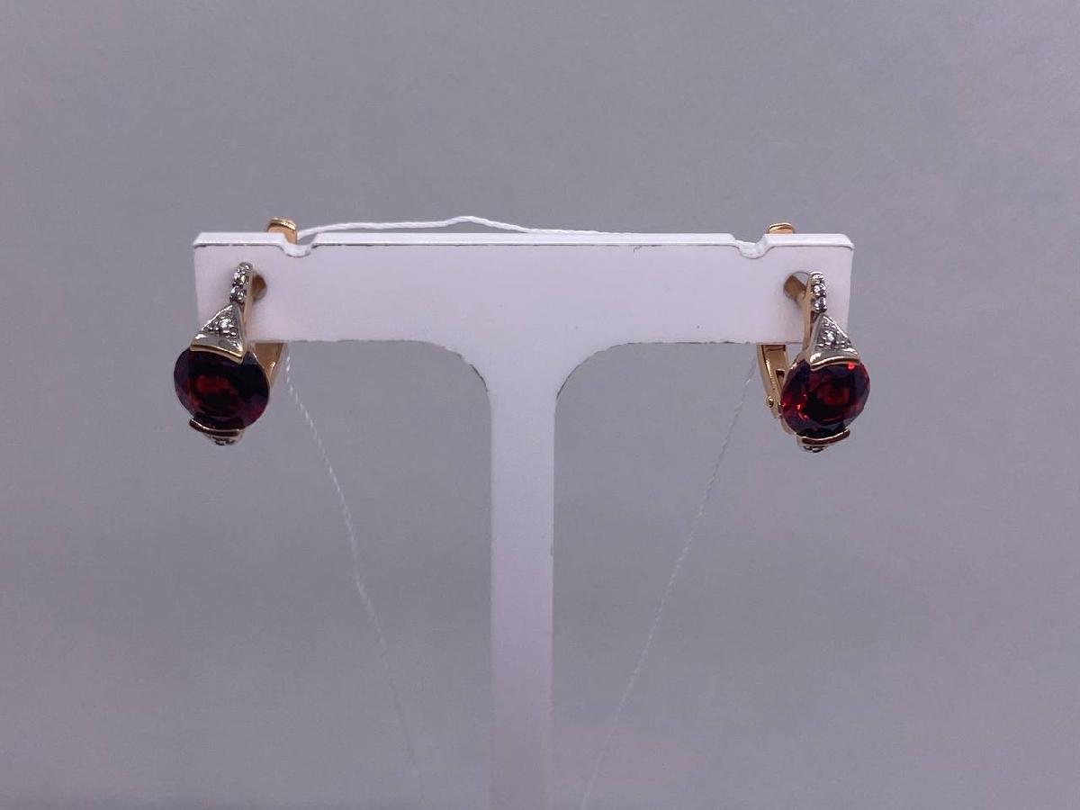 СЕРЬГИ С КАМНЯМИ (Au 585)