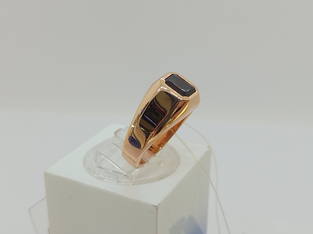 КОЛЬЦО ПЕЧАТКА Гранат (Au 585)