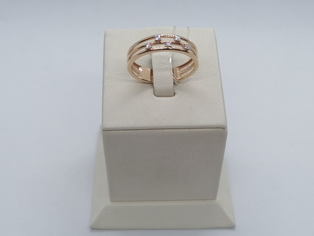 04-51-0407-00 КОЛЬЦО С КАМНЯМИ (Au 585)