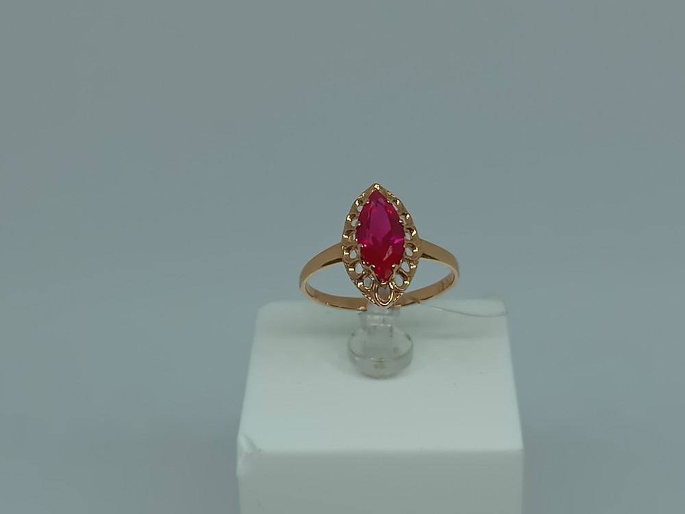 КОЛЬЦО С КАМНЕМ (Au 585)