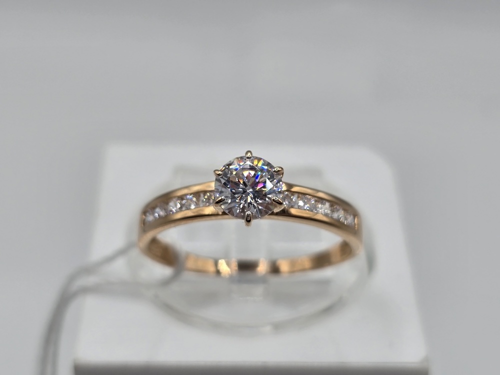 КОЛКМИ585 КОЛЬЦО С КАМНЯМИ (Au 585)