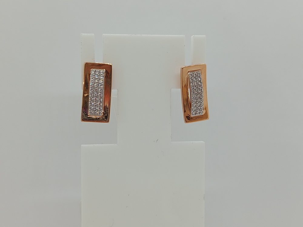 СЕРЬГИ С КАМНЯМИ (Au 585)