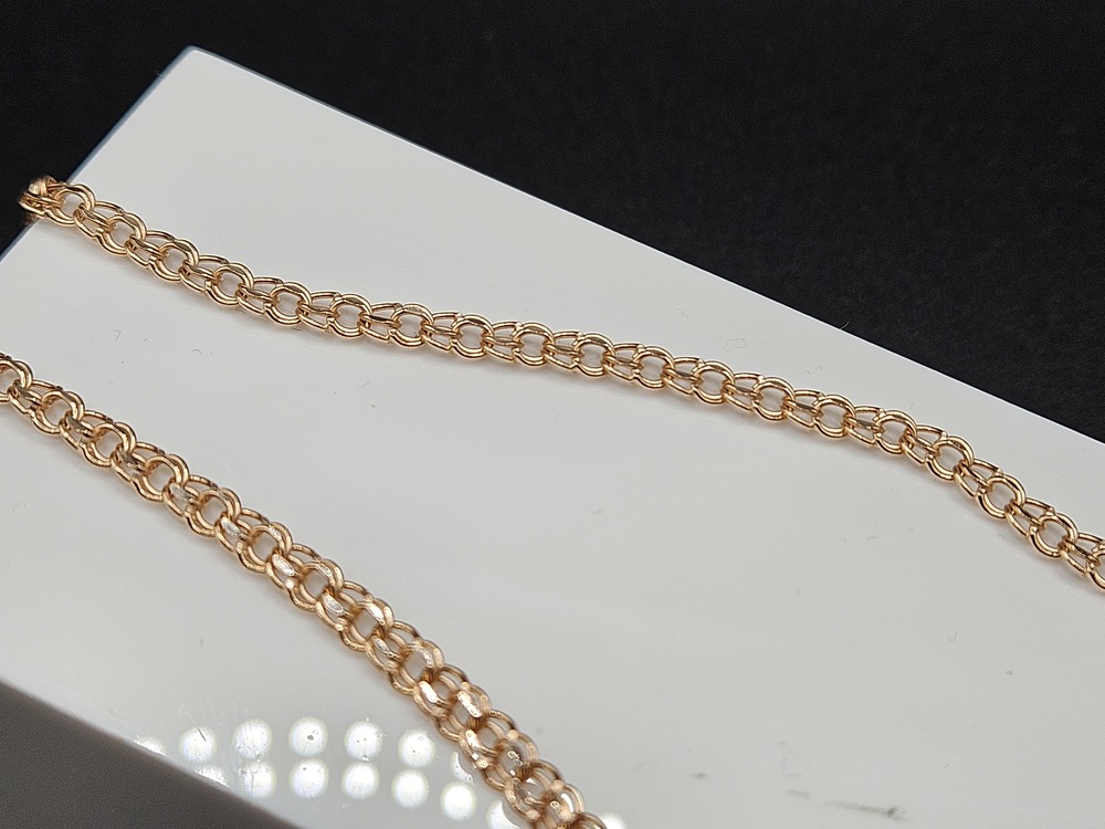 ЦЕПЬ ПУСТОТЕЛАЯ Бисмарк (Au 585)