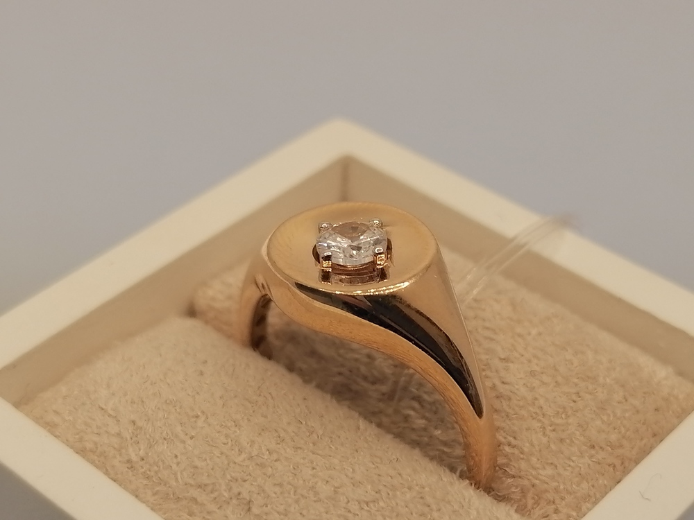 КОЛЬЦО С КАМНЕМ (Au 585)