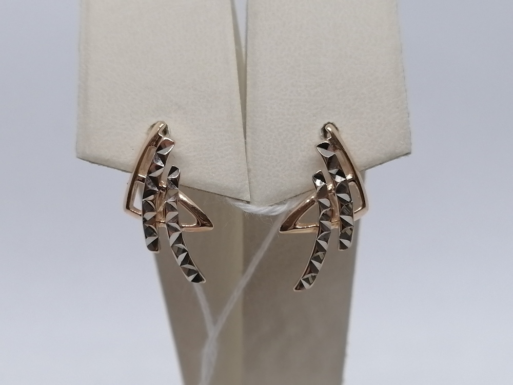 СЕРЬГИ БЕЗ КАМНЯ (Au 585)