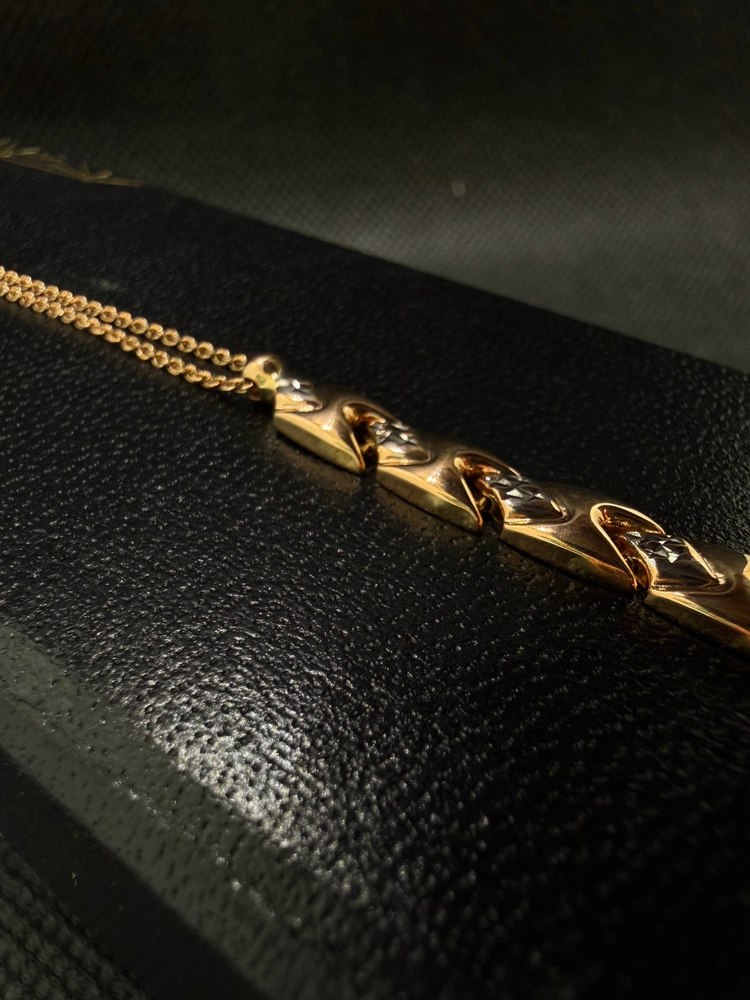 БРАСЛЕТ ПУСТОТЕЛЫЙ Фантазия Au 585