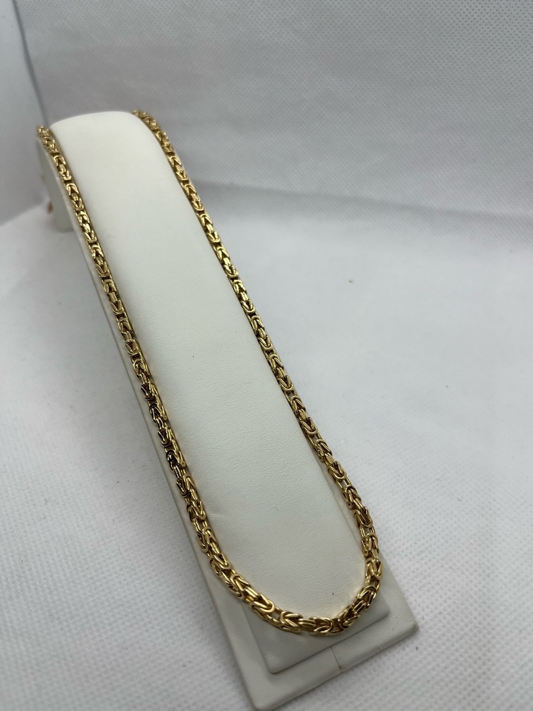 ЦЕПЬ ПОЛНОВЕСНАЯ Мальвина королевская(лисий хвост) (Au 750)