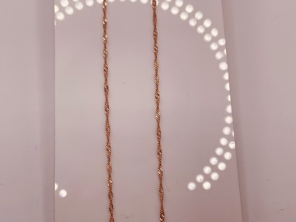 ЦЛСИ585 ЦЕПЬ ПОЛНОВЕСНАЯ Сингапур (Au 585)