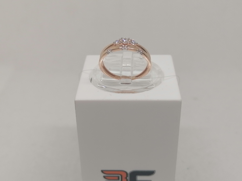 КОЛЬЦО С КАМНЯМИ (Au 585)