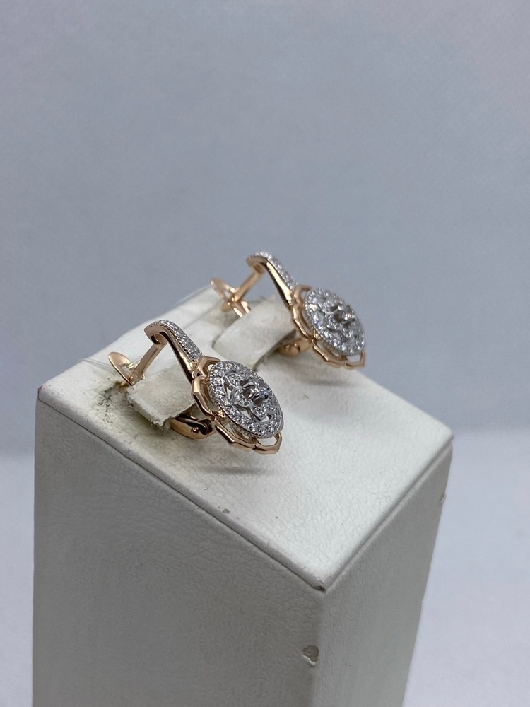 СЕРЬГИ С КАМНЯМИ (Au 585)