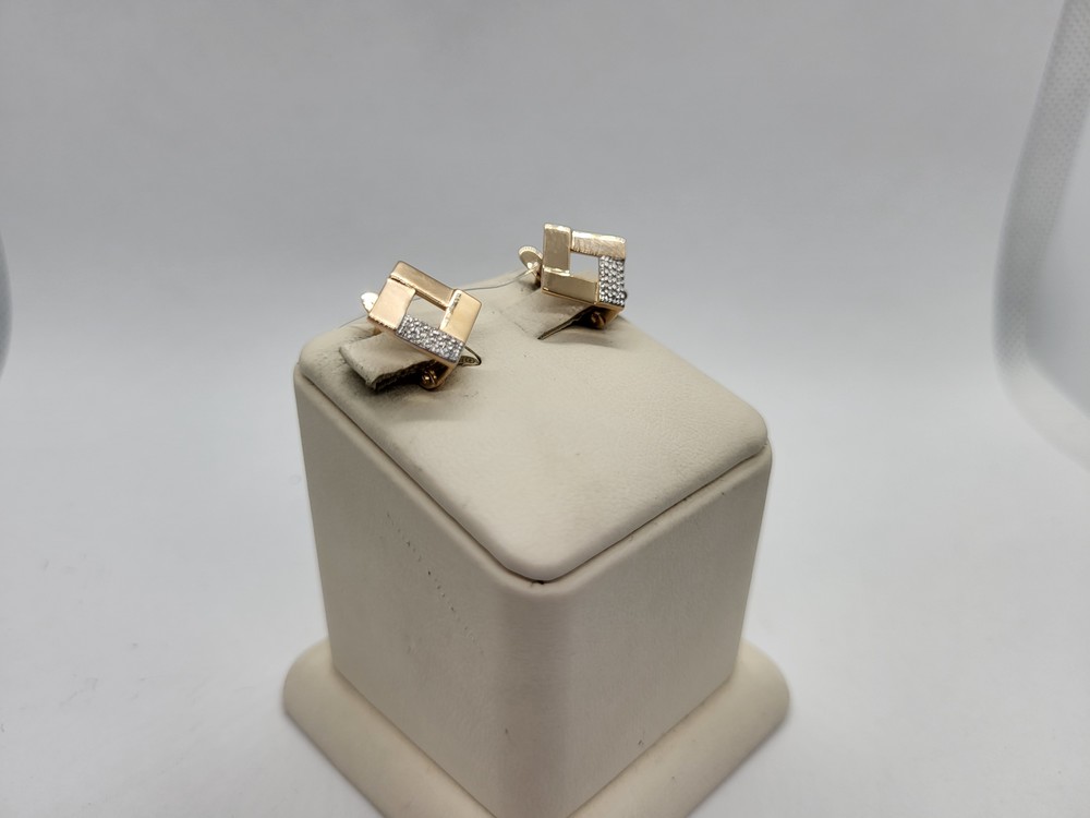 СЕРЬГИ С КАМНЯМИ (Au 585)