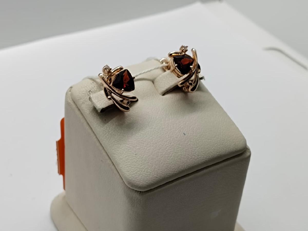 СЕРЬГИ С КАМНЯМИ (Au 585)