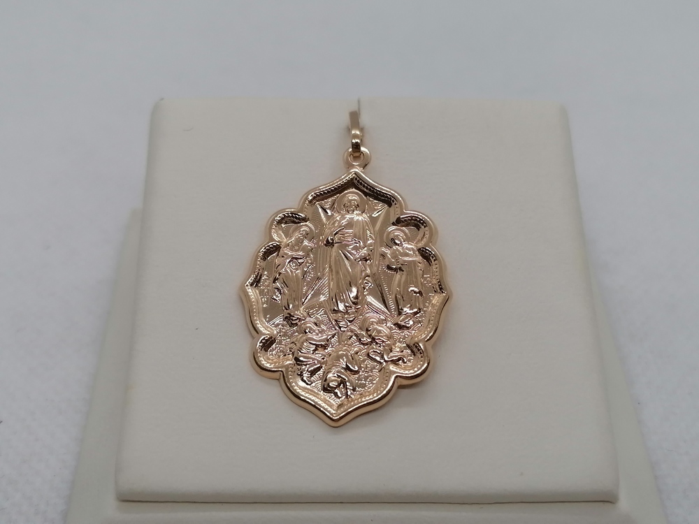 ПОДВЕСКА ИКОНА БЕЗ КАМНЯ (Au 585)