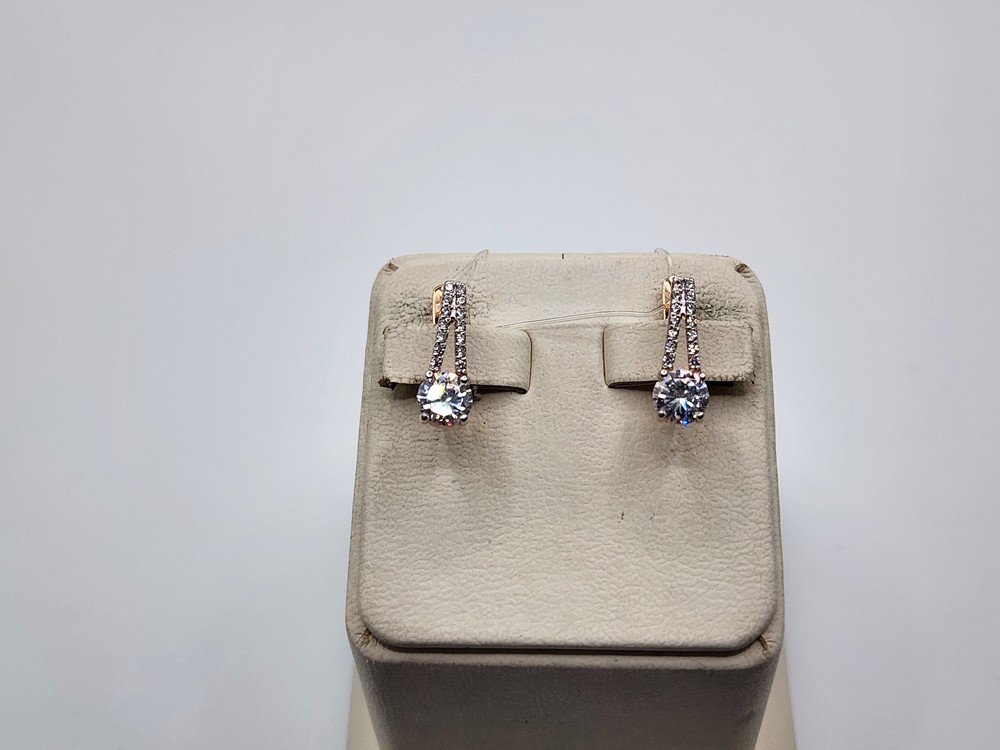 СЕРЬГИ С КАМНЯМИ (Au 585)