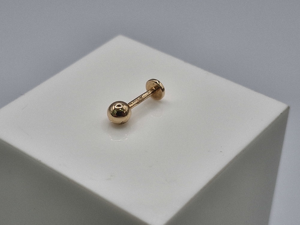 ПИРСИНГ БЕЗ КАМНЯ (Au 585)