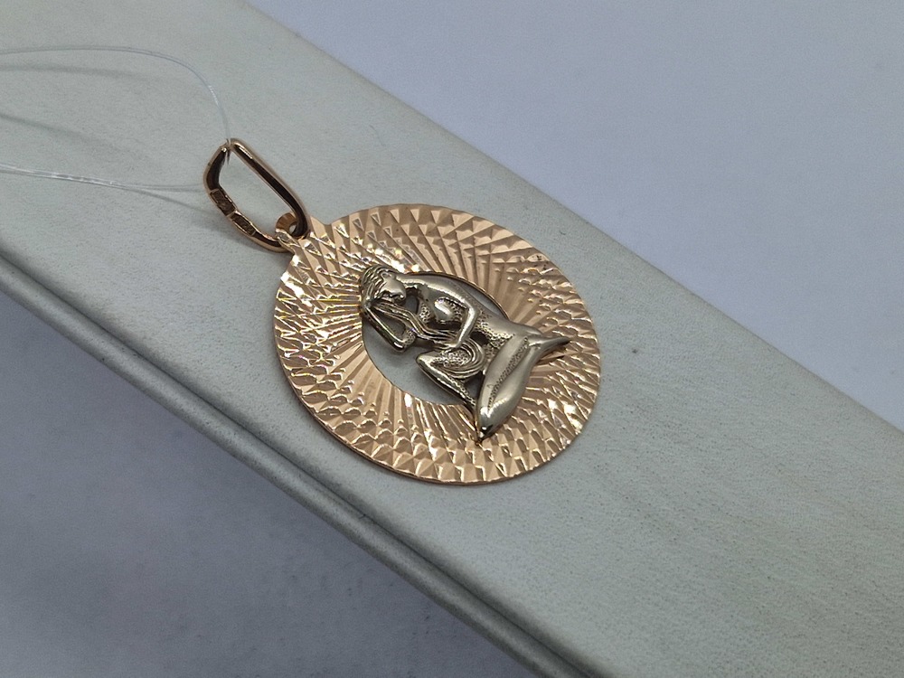 ПОДВЕСКА ЗНАК ЗОДИАКА ДЕВА (Au 585)