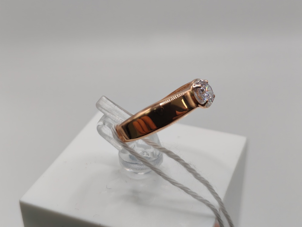 КОЛКМ585 КОЛЬЦО С КАМНЕМ (Au 585)