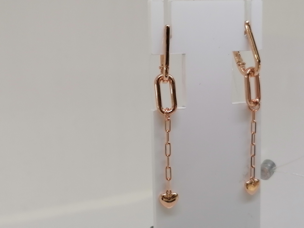 СЕРЬГИ БЕЗ КАМНЯ (Au 585)