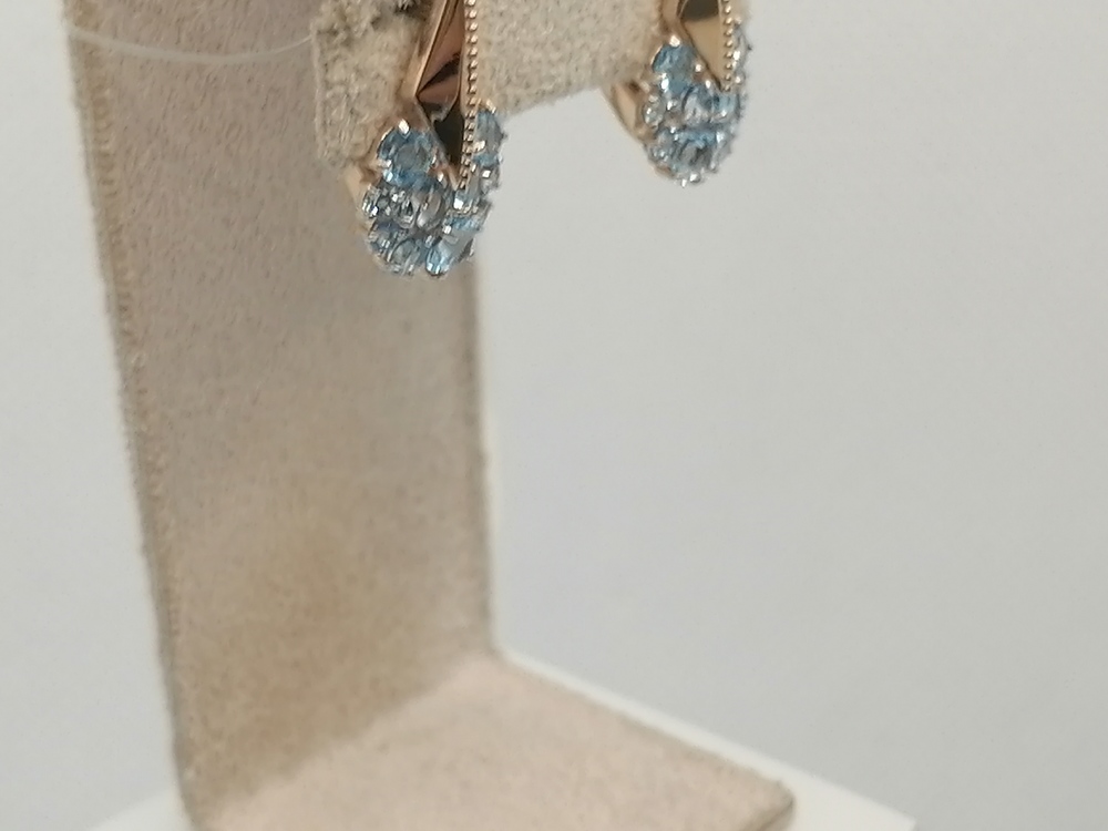 СЕРЬГИ ТОПАЗ (Au 585)