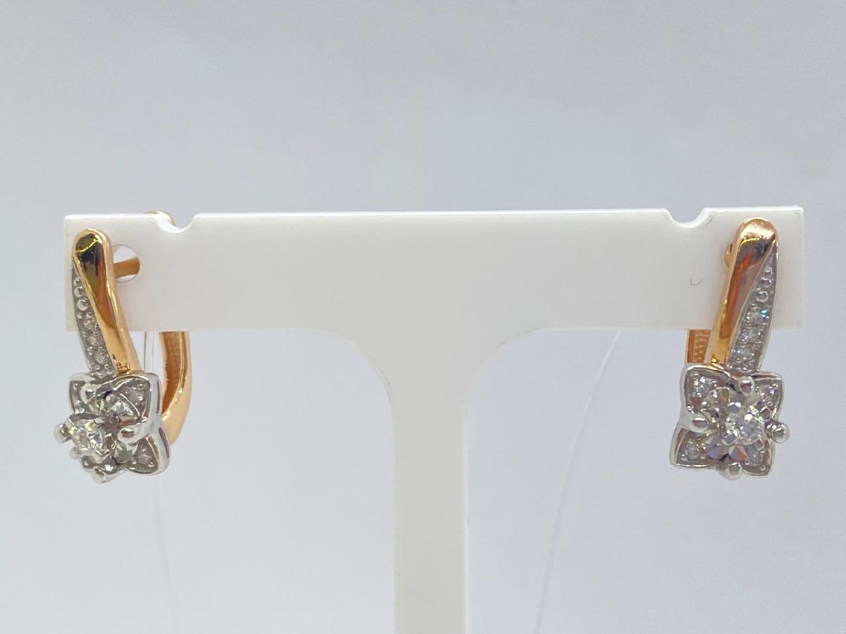 СЕРЬГИ БРИЛЛИАНТ (Au 585)