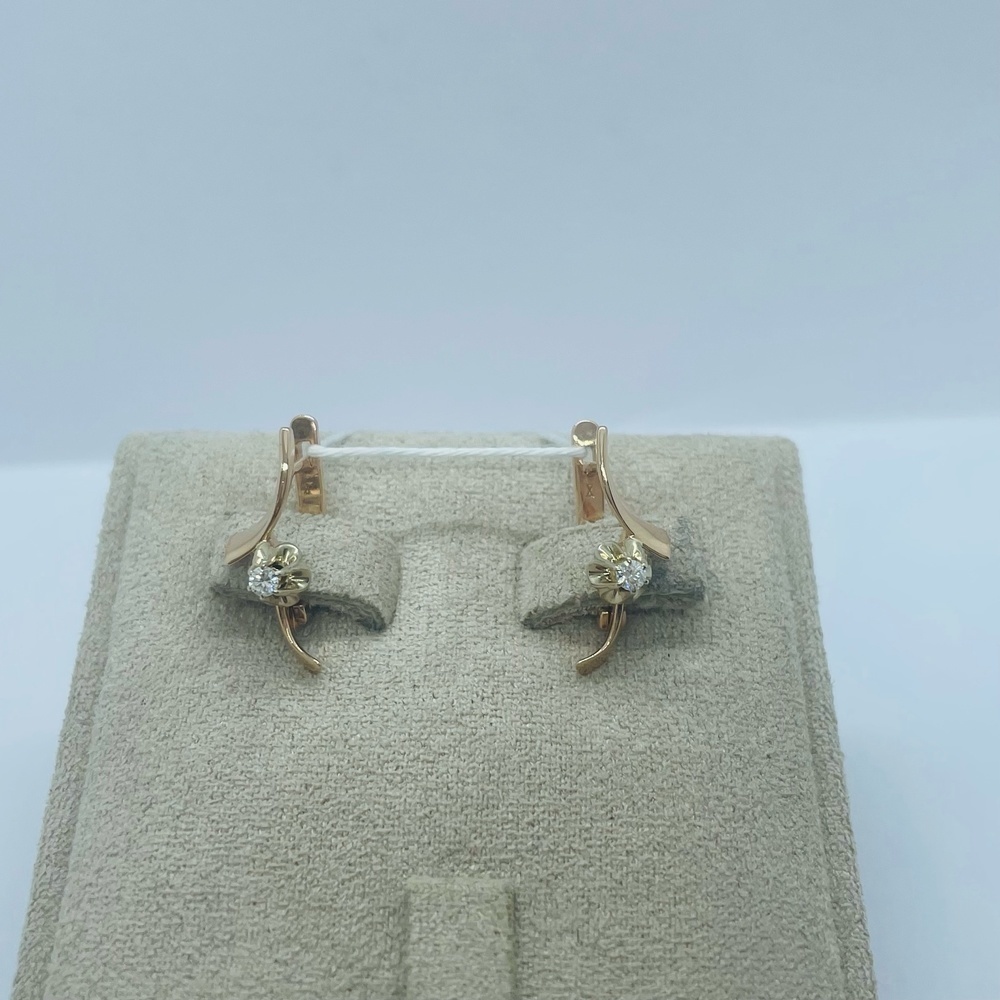 СЕРЬГИ БРИЛЛИАНТ (Au 585)