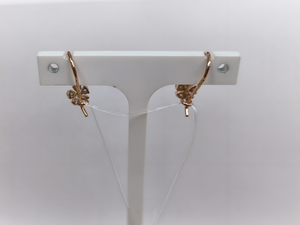 СЕРЬГИ С ПЕТЕЛЬКОЙ (Au 585)