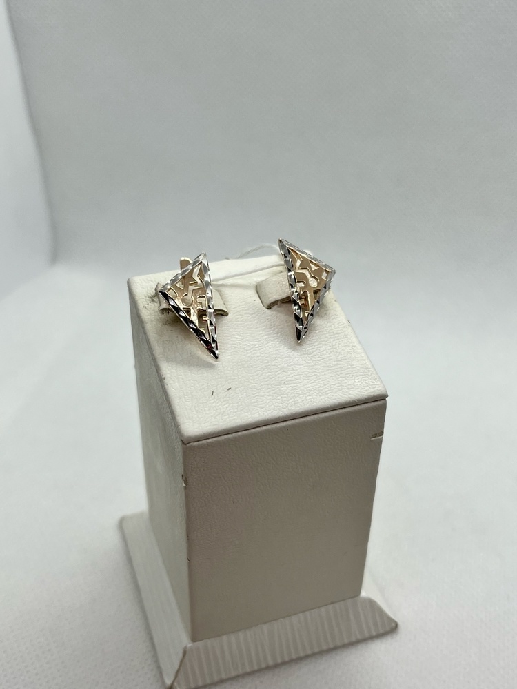 СЕРЬГИ БЕЗ КАМНЯ (Au 585)