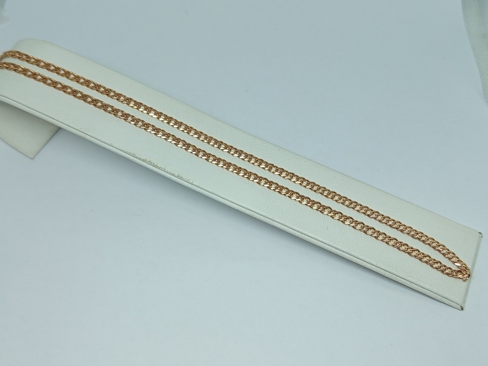 ЦЕПЬ ПОЛНОВЕСНАЯ Ромб двойной (Au 585)