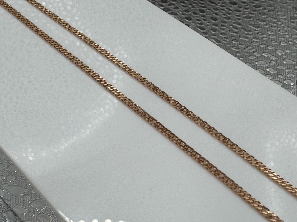 ЦЕПЬ ПОЛНОВЕСНАЯ Ромб двойной (Au 585)