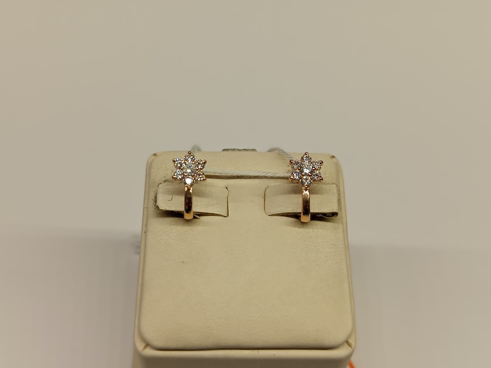 СЕРЬГИ С КАМНЯМИ (Au 585)