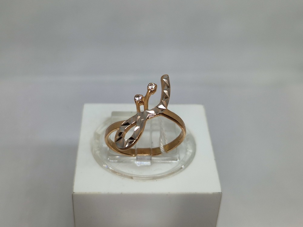 КОЛКМИ585 КОЛЬЦО С КАМНЯМИ (Au 585)