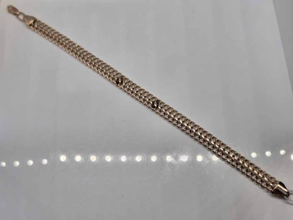 БЛ8585 БРАСЛЕТ ПОЛНОВЕСНЫЙ Восьмерка (Au 585)