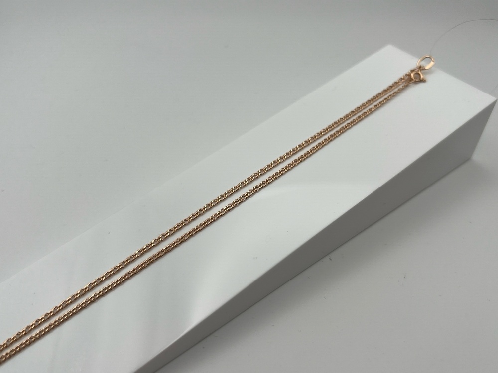 ЦЕПЬ ПУСТОТЕЛАЯ Ромб двойной (Au 585)