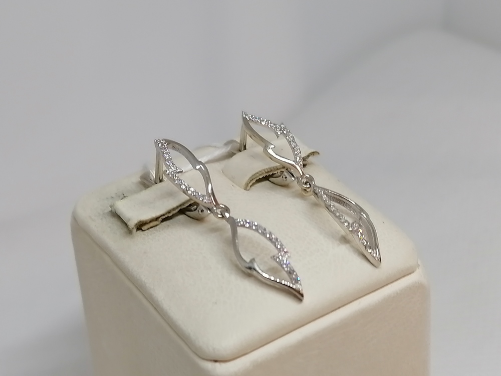 СЕРЬГИ С КАМНЯМИ (Au 585)