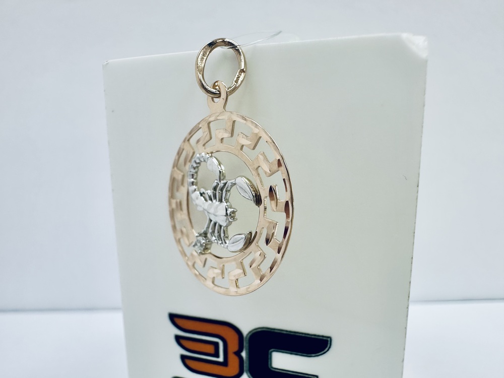 ПОДВЕСКА ЗНАК ЗОДИАКА СКОРПИОН (Au 585)