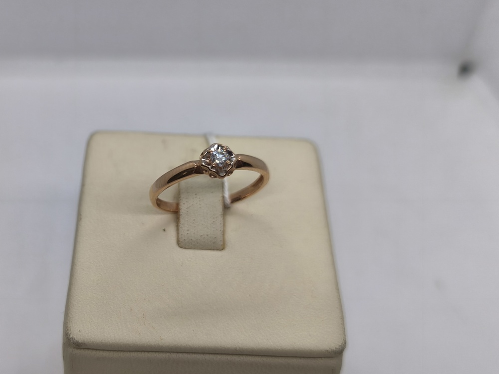 КОЛЬЦО БРИЛЛИАНТ Au 585