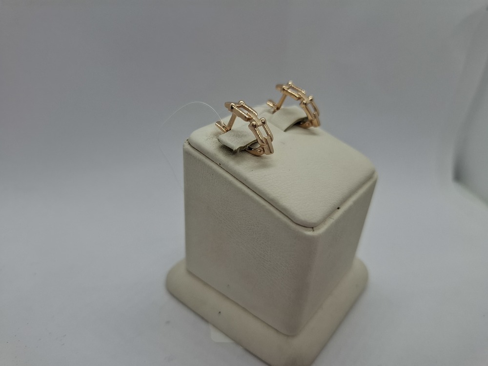 СЕРЬГИ БЕЗ КАМНЯ (Au 585)