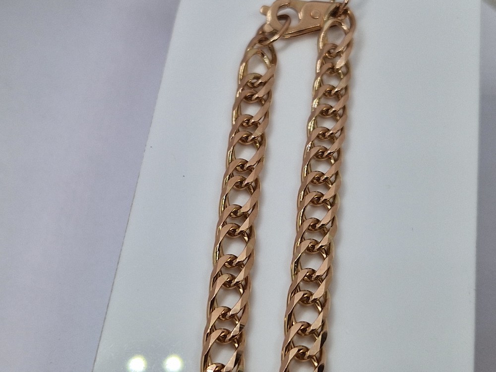 ЦЕПЬ ПОЛНОВЕСНАЯ Ромб двойной (Au 585)