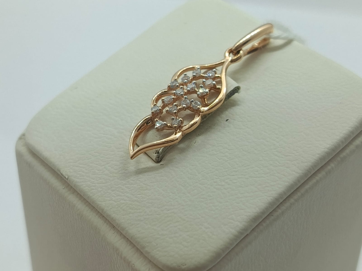 ПОДВЕСКА С КАМНЯМИ (Au 585)