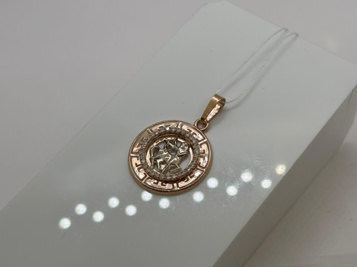 ПОДВЕСКА ЗНАК ЗОДИАКА СТРЕЛЕЦ (Au 585)