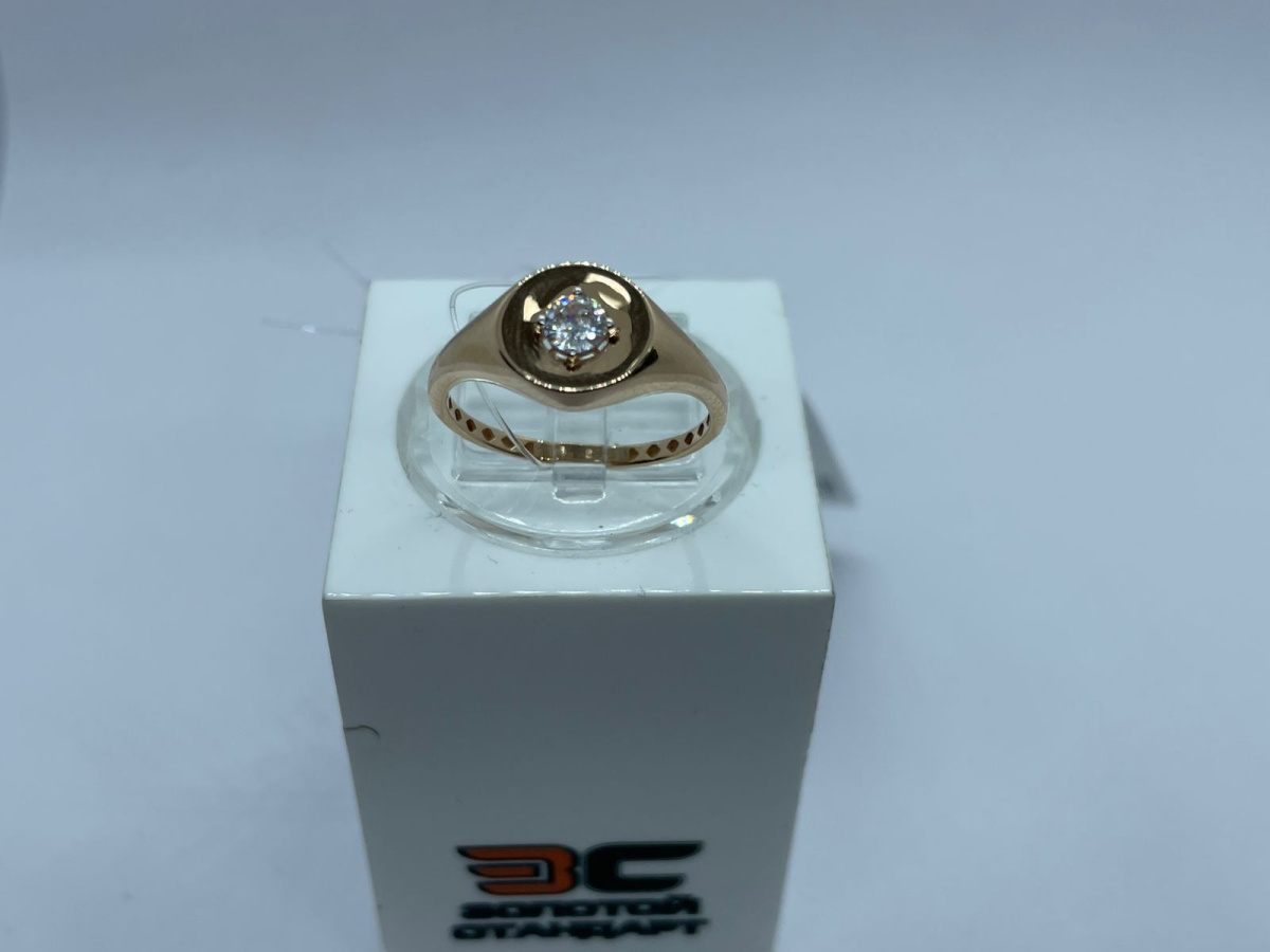 КОЛЬЦО С КАМНЕМ (Au 585)