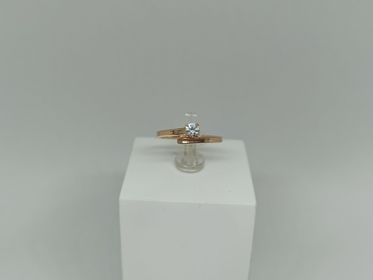 КОЛЬЦО С КАМНЕМ (Au 585)