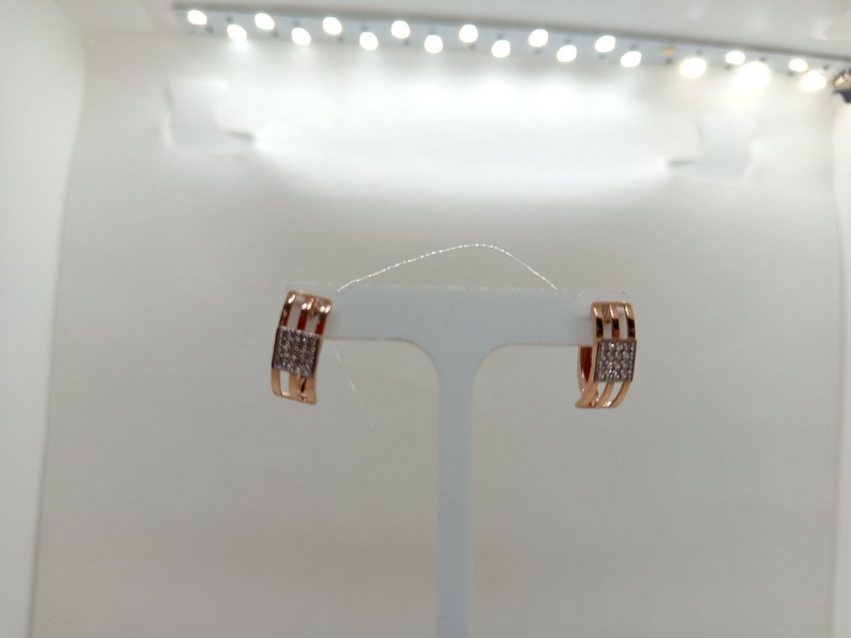 СЕРЬГИ С КАМНЯМИ (Au 585)