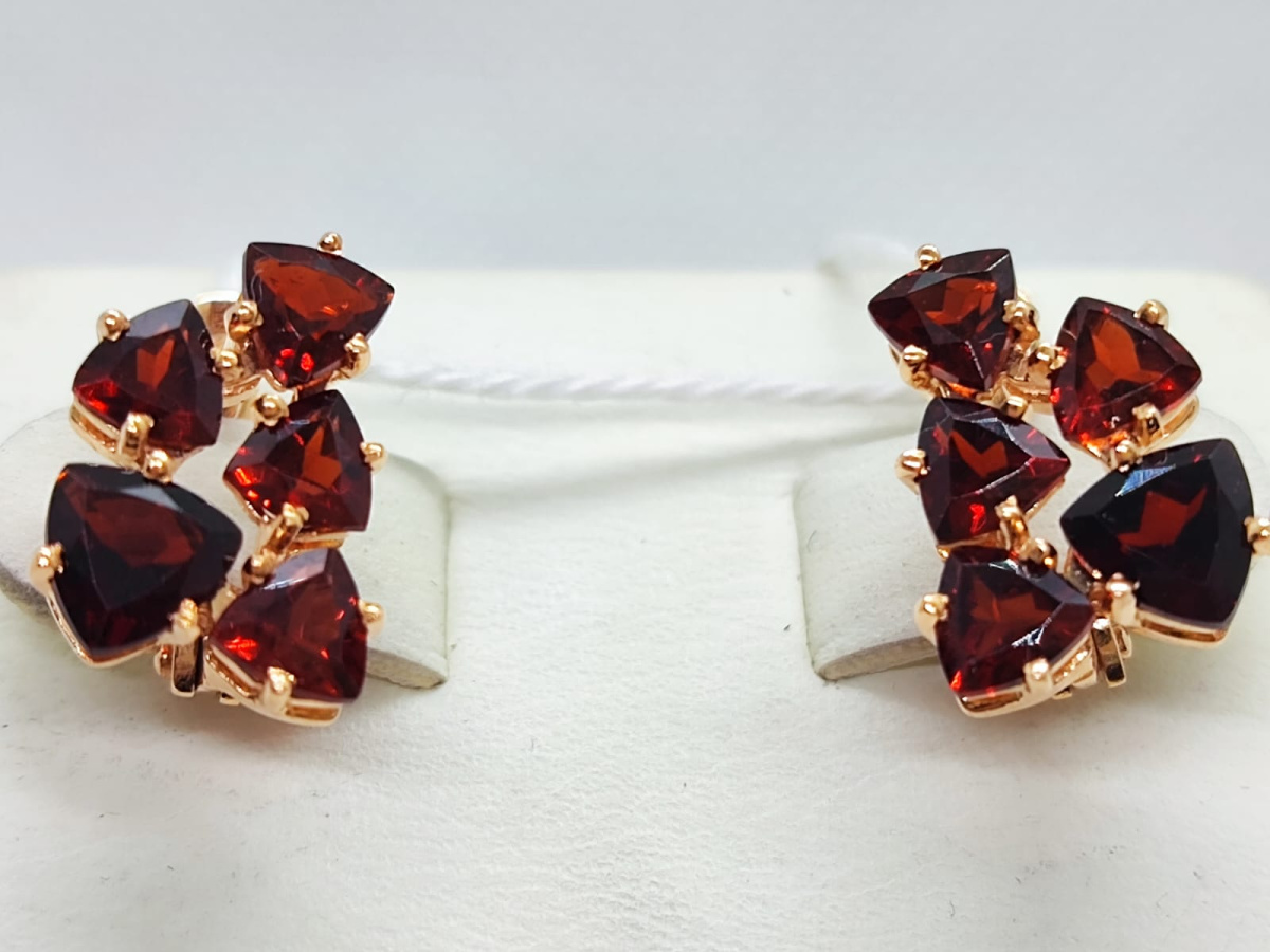 СЕРЬГИ С КАМНЯМИ (Au 585)