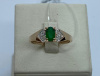 КОЛЬЦО Бриллиант, изумруд (Au 585)